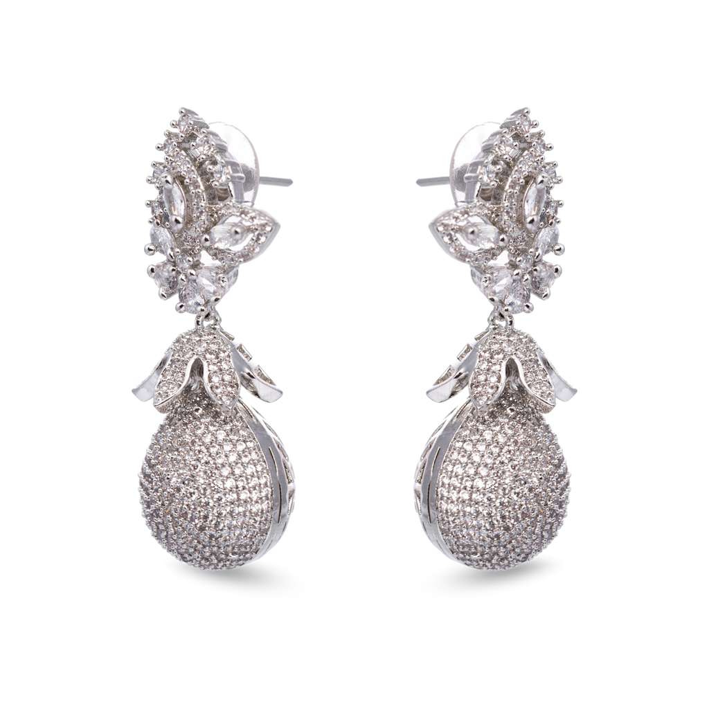 Chic Cascade | Luxury CZ Crystal Earring