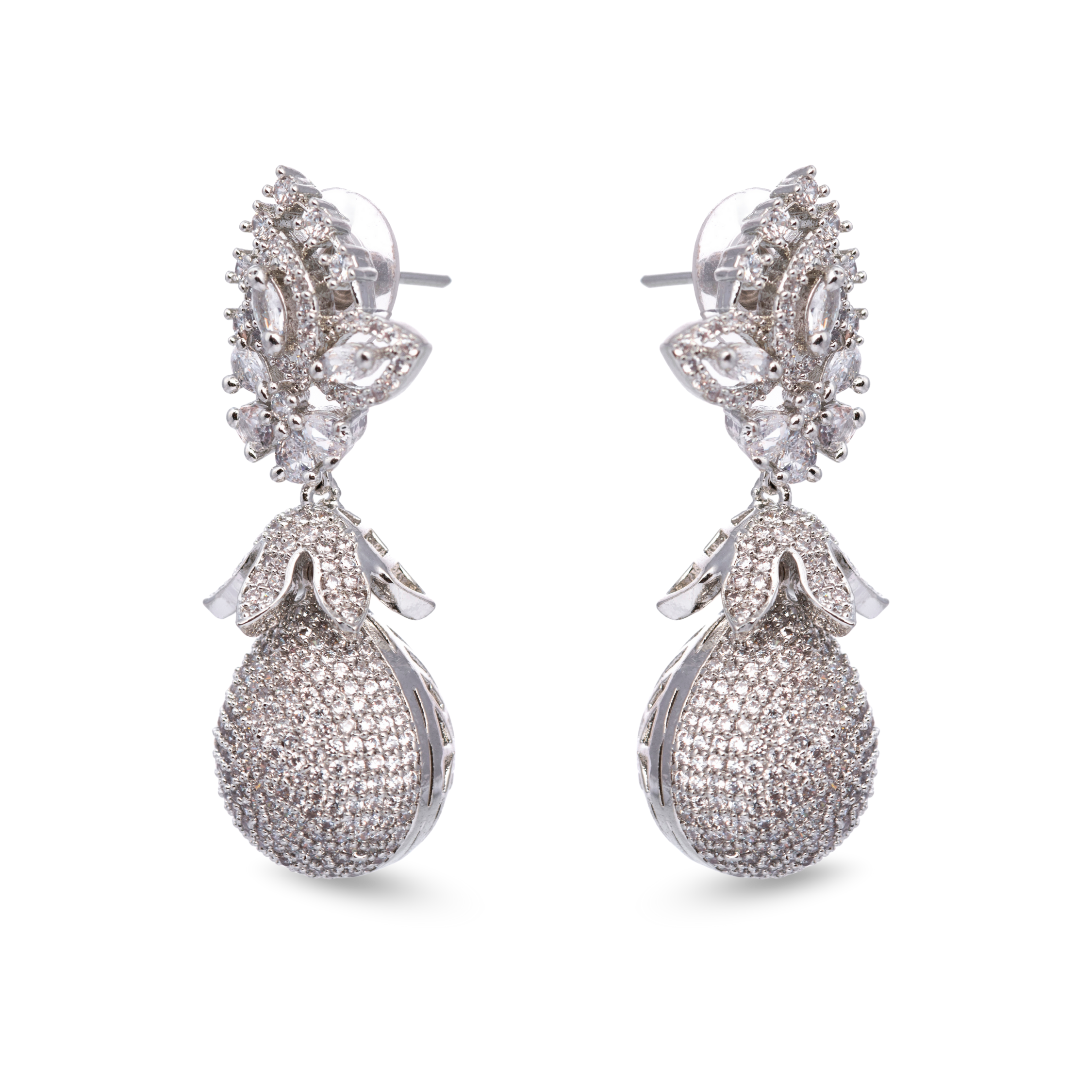 Chic Cascade | Luxury CZ Crystal Earring
