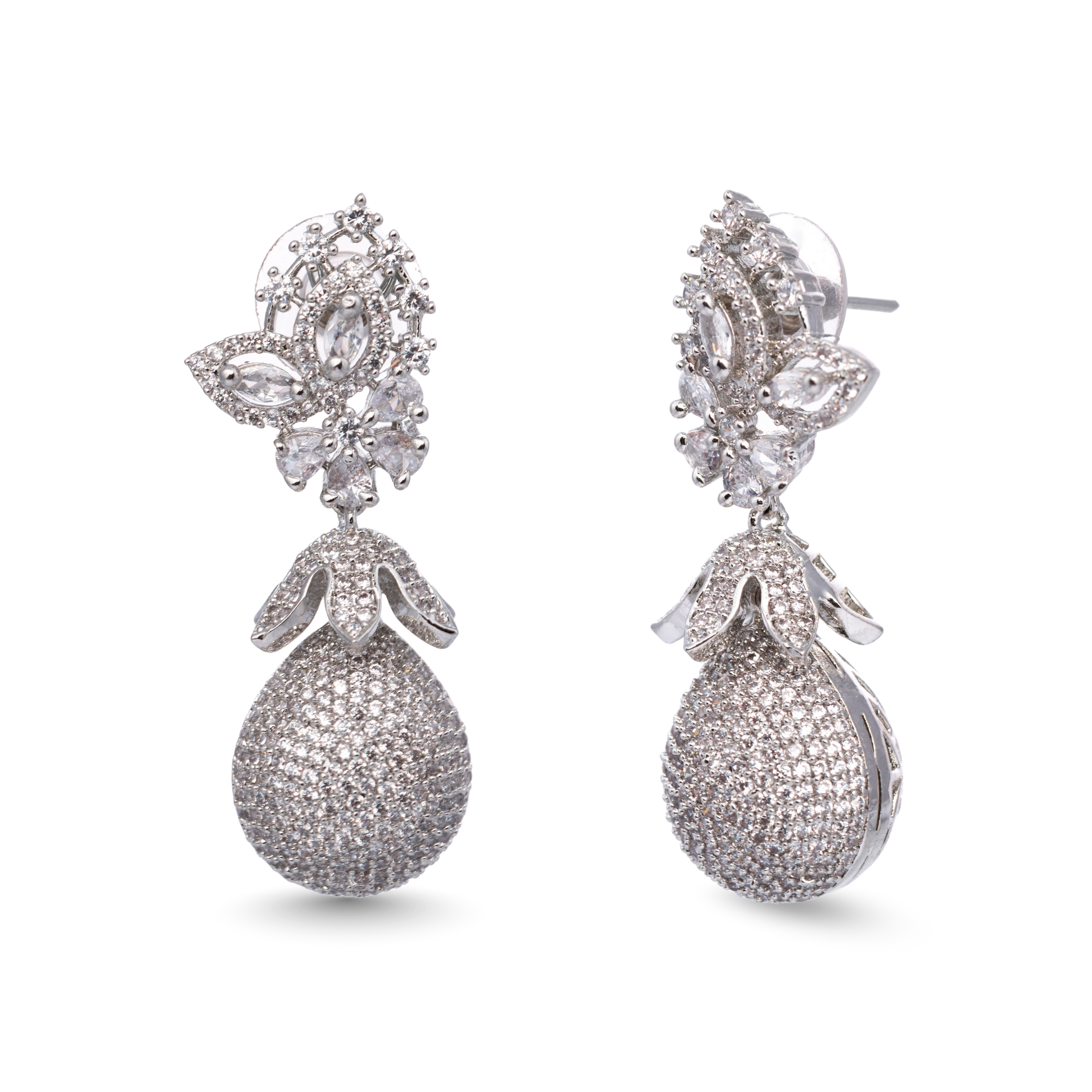 Chic Cascade | Luxury CZ Crystal Earring