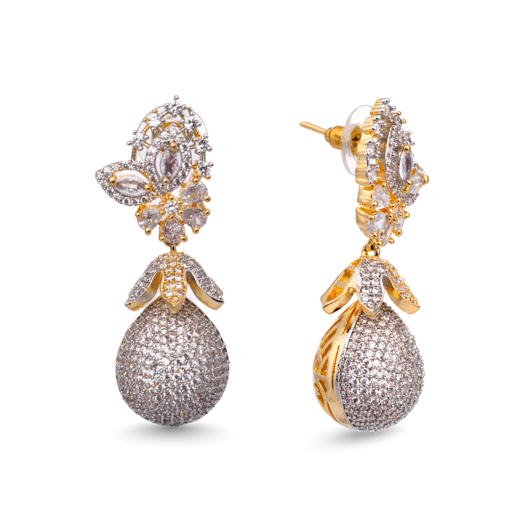 Chic Cascade | Luxury CZ Crystal Earring