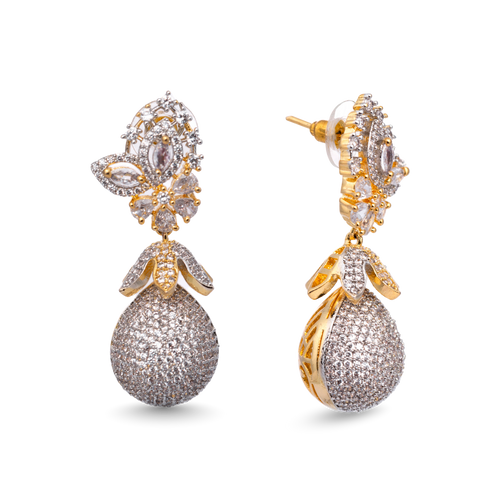 Chic Cascade | Doarado | Luxury CZ Crystal Earring