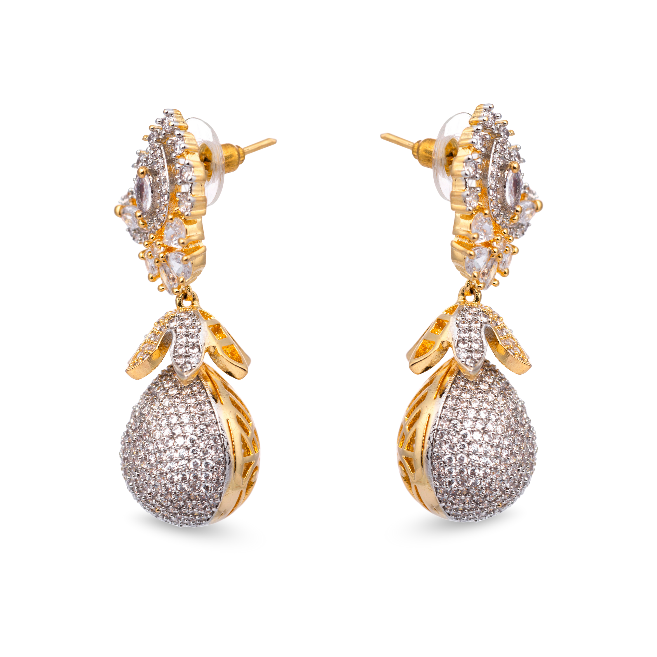 Chic Cascade | Luxury CZ Crystal Earring