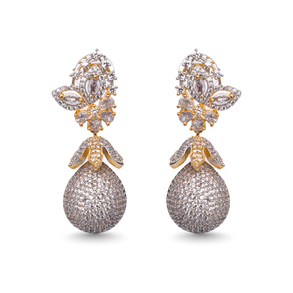 Chic Cascade | Doarado | Luxury CZ Crystal Earring