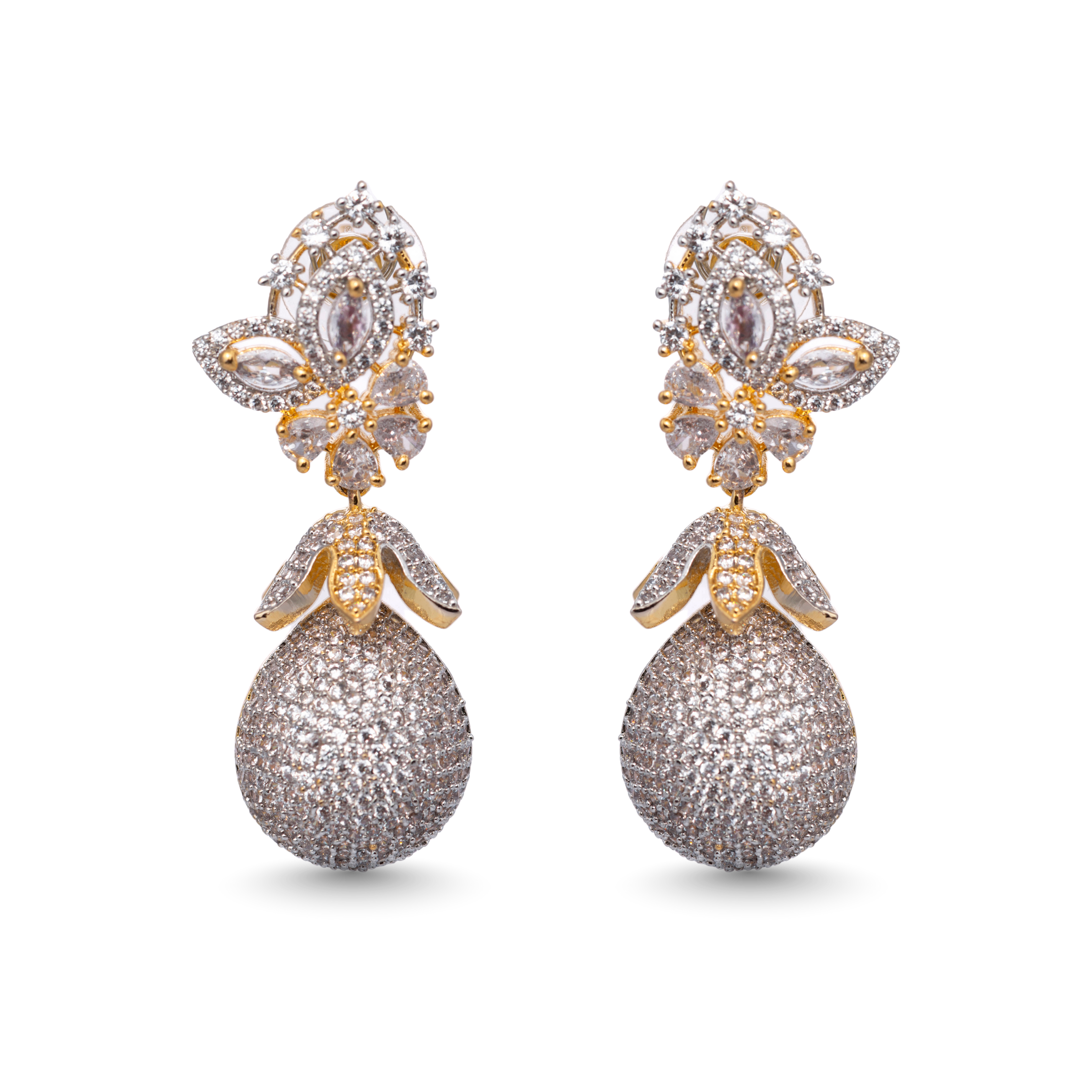Chic Cascade | Luxury CZ Crystal Earring