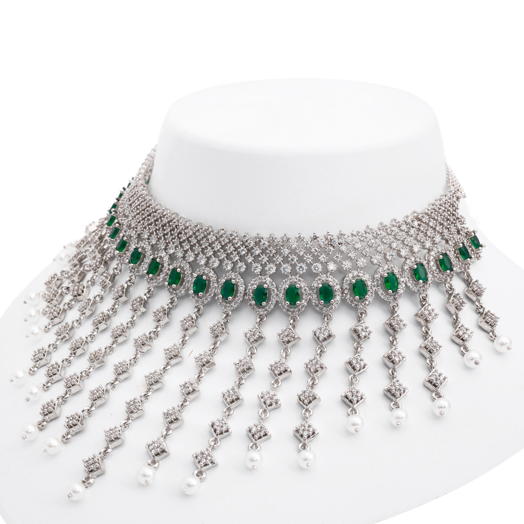 Colossal | Luxury CZ Crystal Necklace Set