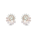 Cosmic Crests | Baby Pink | Premium CZ Crystal Earrings