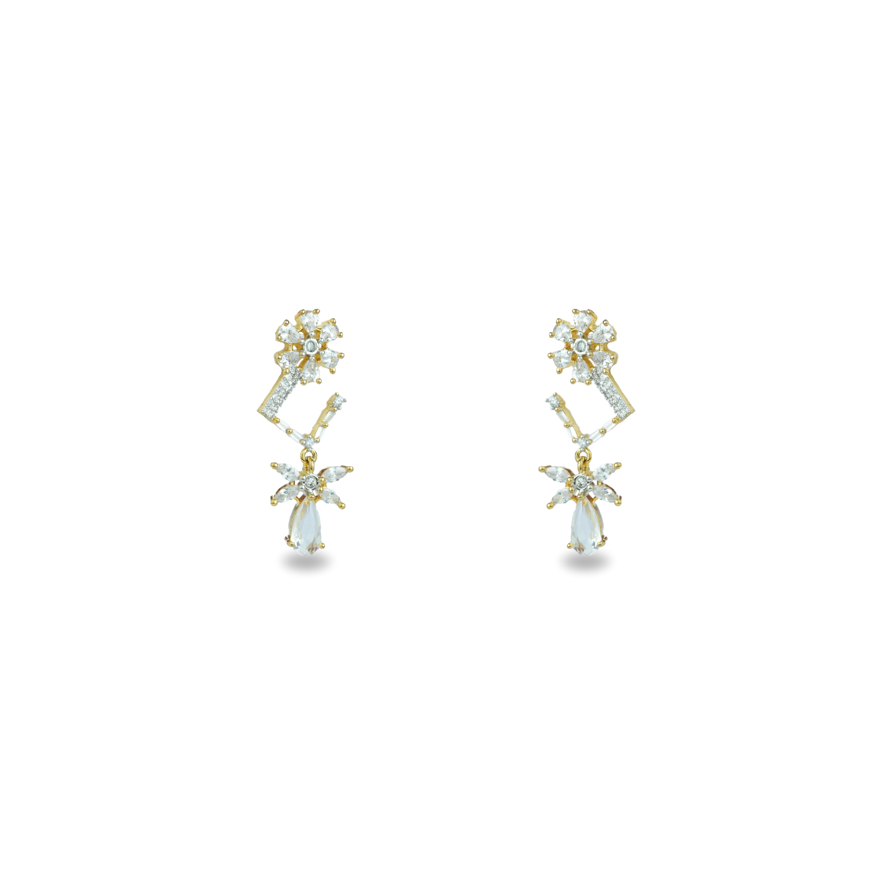 Crystal Clarity Carat | Premium CZ Crystal Earring