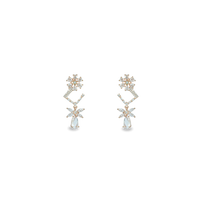 Crystal Clarity Carat | Rose Rhapsody | Premium CZ Crystal Earring
