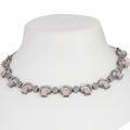 Cubic Swirl | Noire | Premium CZ Crystal Necklace Set
