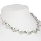 Cubic Swirl | Premium CZ Crystal Necklace Set