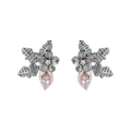 Dazzle Leaf | Noire | Premium CZ Crystal Earring