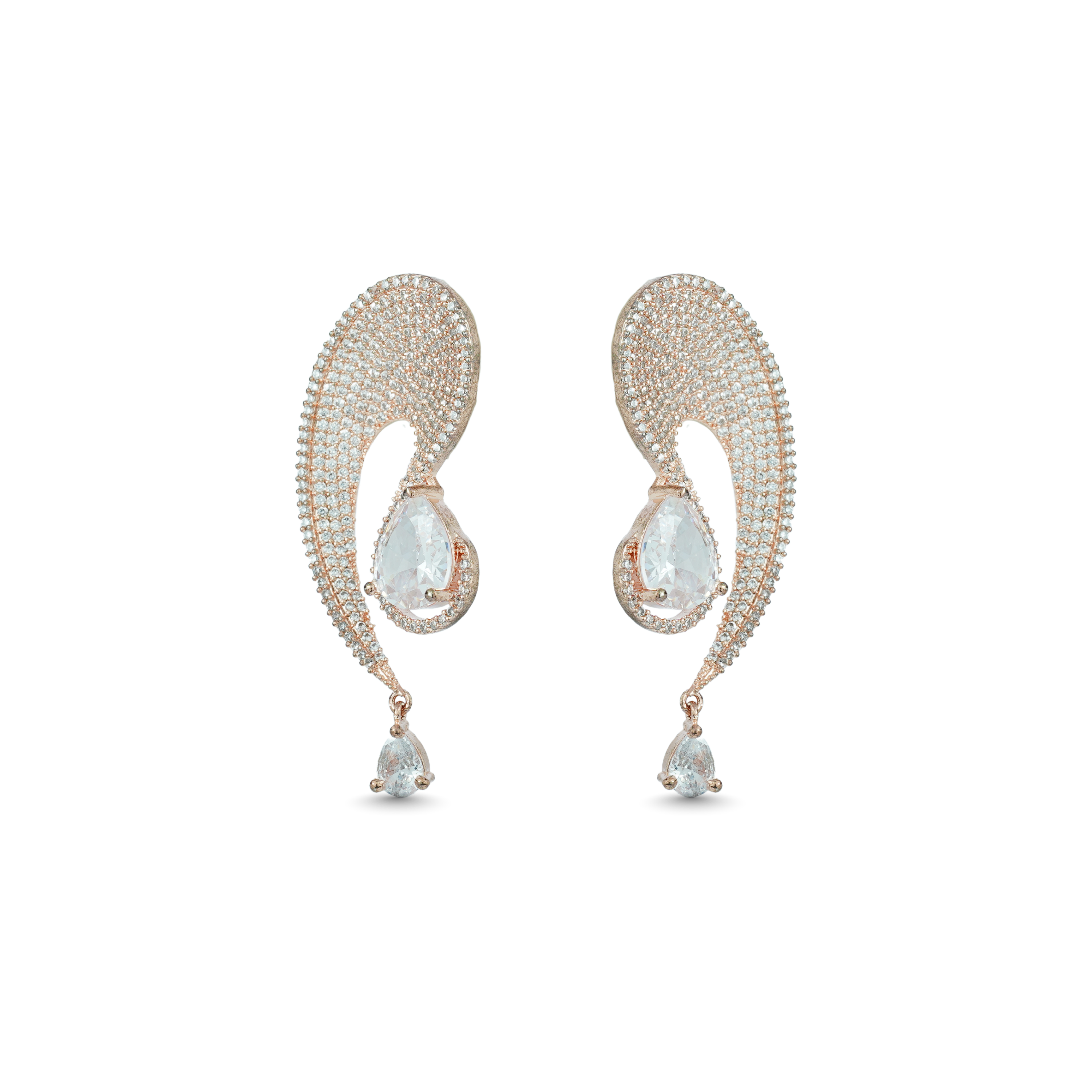 Dazzling Ear Spectra | Luxury CZ Crystal Earring