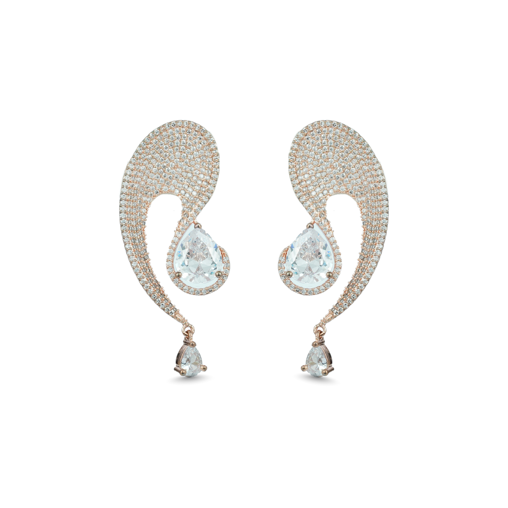 Dazzling Ear Spectra | Luxury CZ Crystal Earring