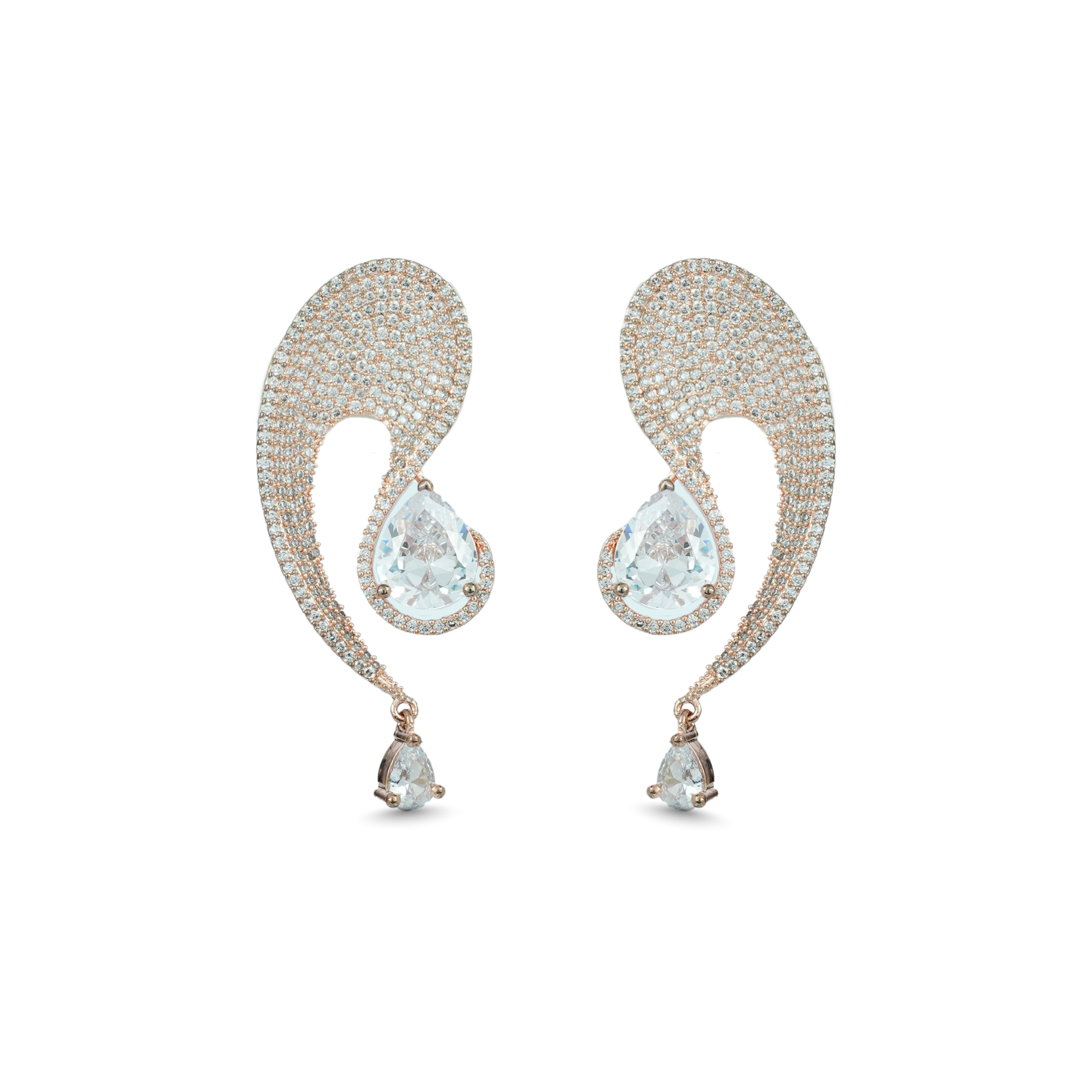 Dazzling Ear Spectra | Luxury CZ Crystal Earring