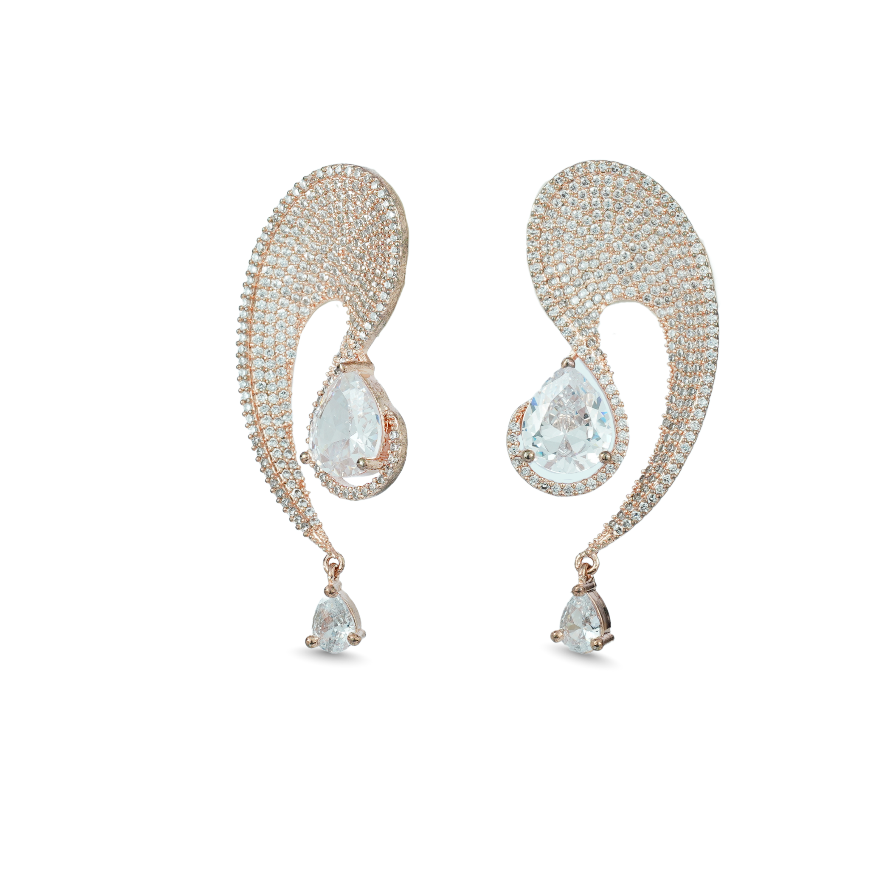 Dazzling Ear Spectra | Luxury CZ Crystal Earring