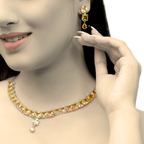 Delicate Gem | Premium CZ Crystal Necklace Set