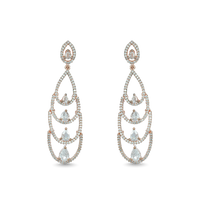 Dream Weavers | Rose Rhapsody | Signature CZ Crystal Earring