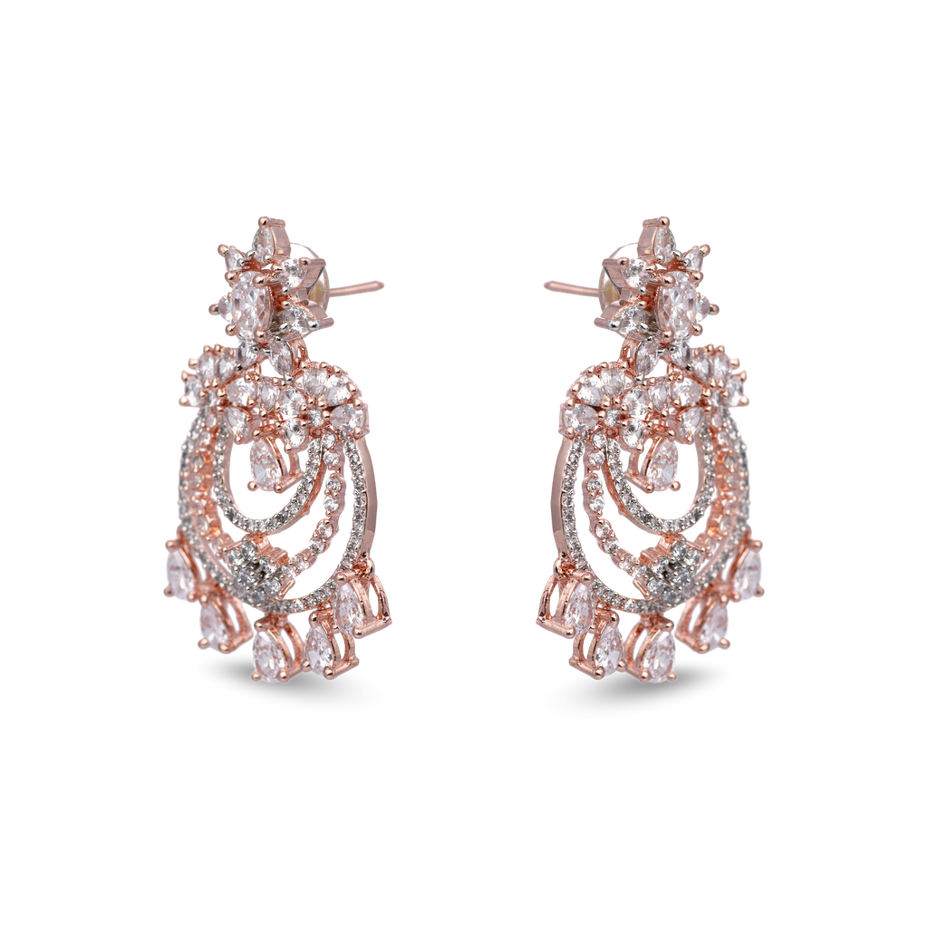 Drips of Diamond | Luxury CZ Crystal Earring