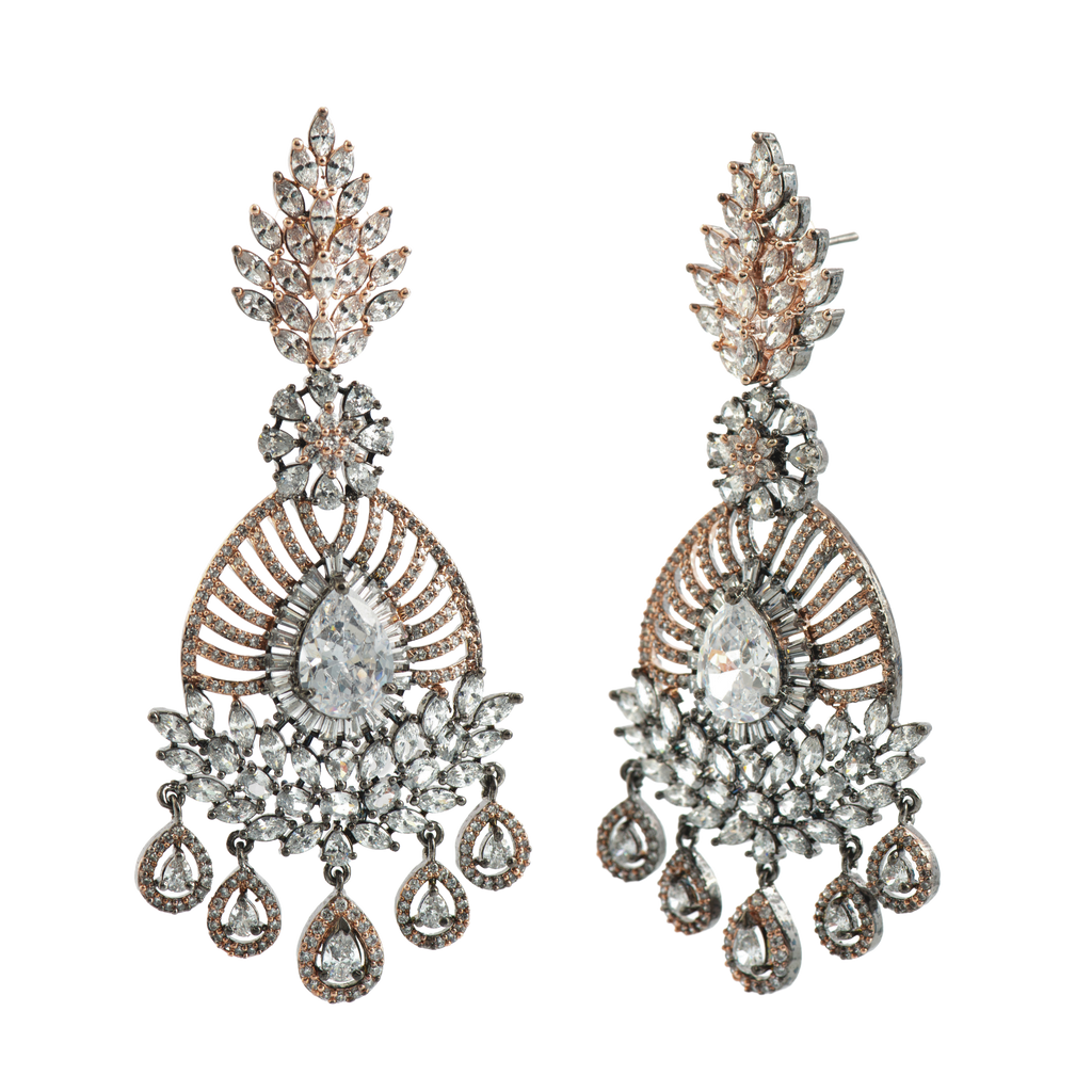 Eclipsed Titan Orbs | Signature CZ Crystal Earring