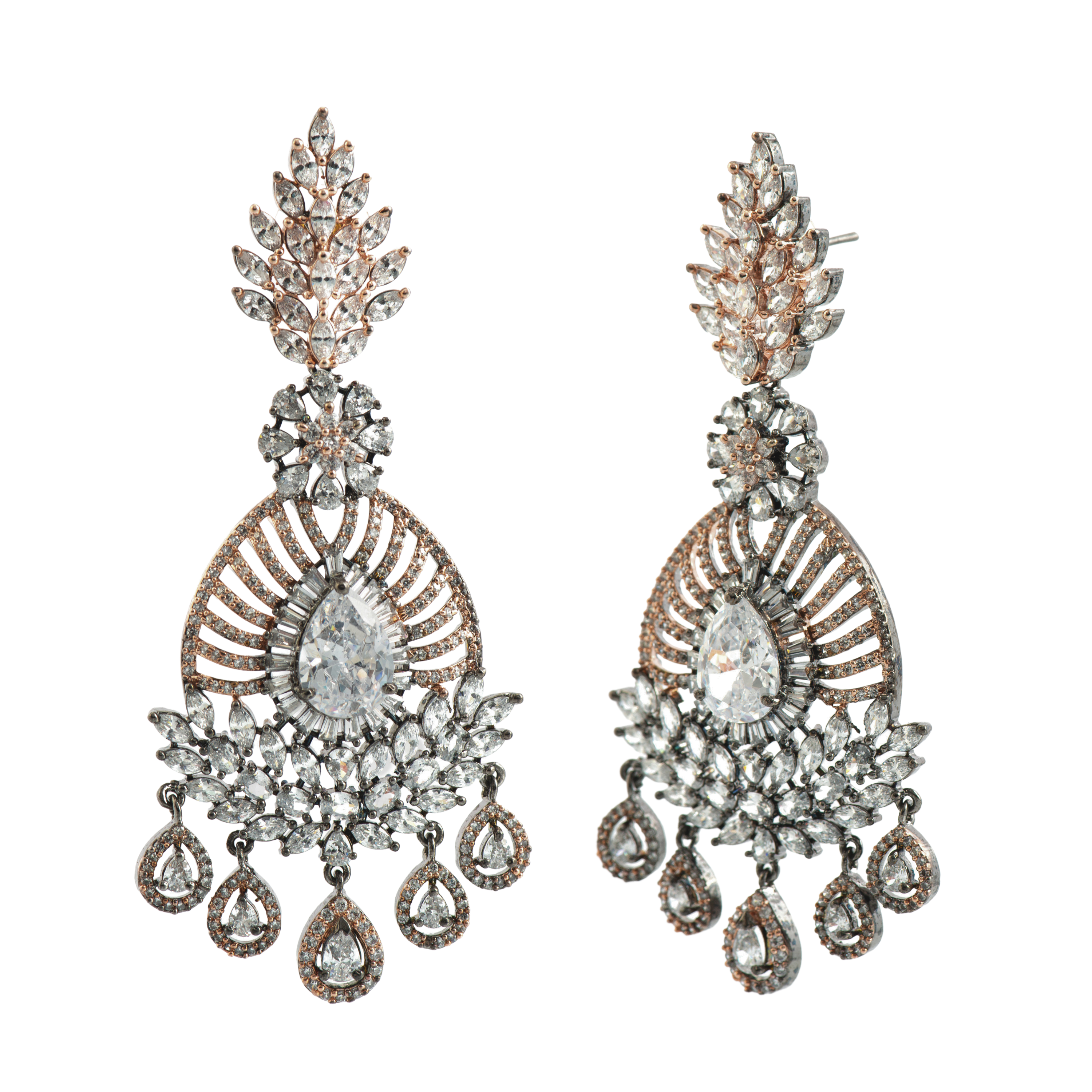 Eclipsed Titan Orbs | Signature CZ Crystal Earring