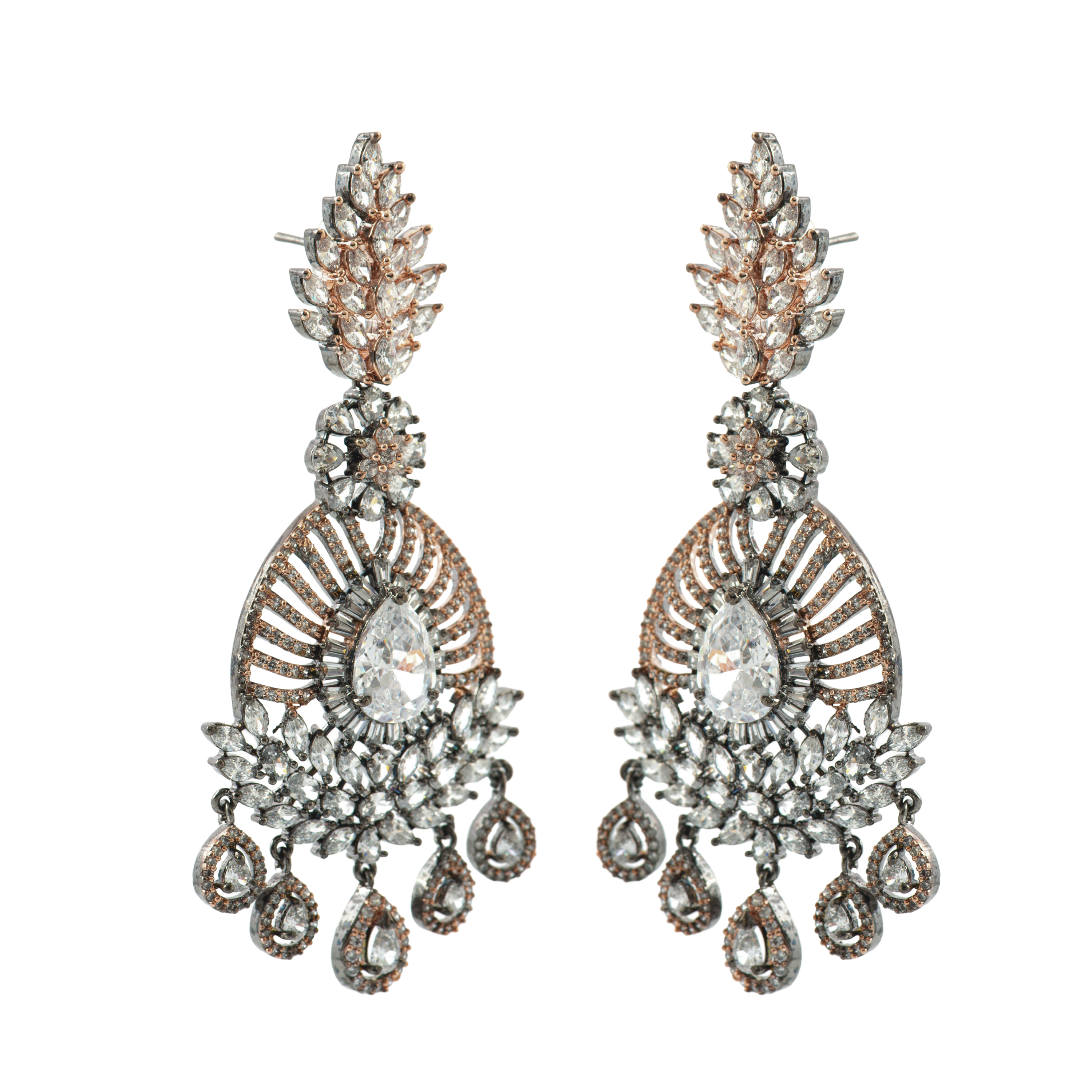 Eclipsed Titan Orbs | Signature CZ Crystal Earring