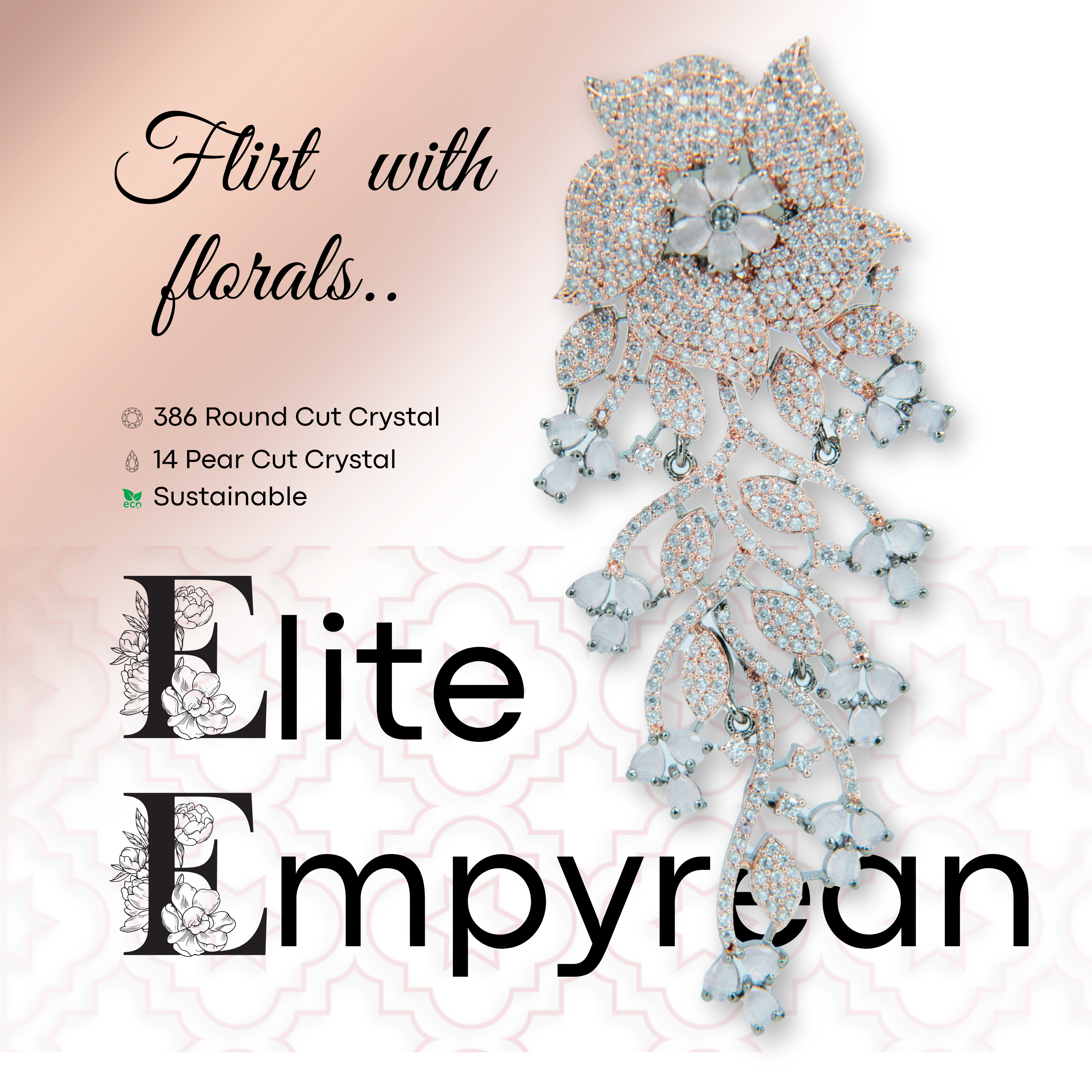 Elite Empyrean | Signature CZ Crystal Earring