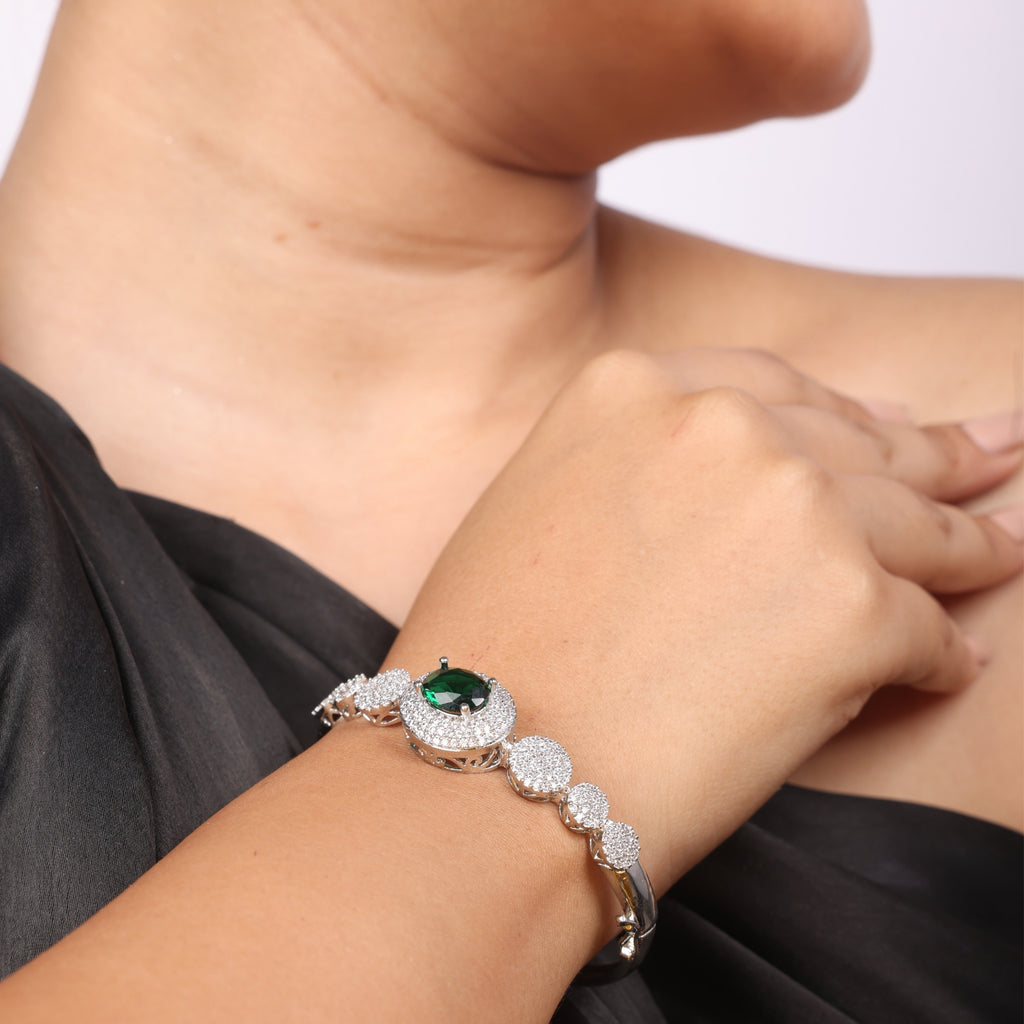 Emerald Ace | Luxury CZ Bracelet
