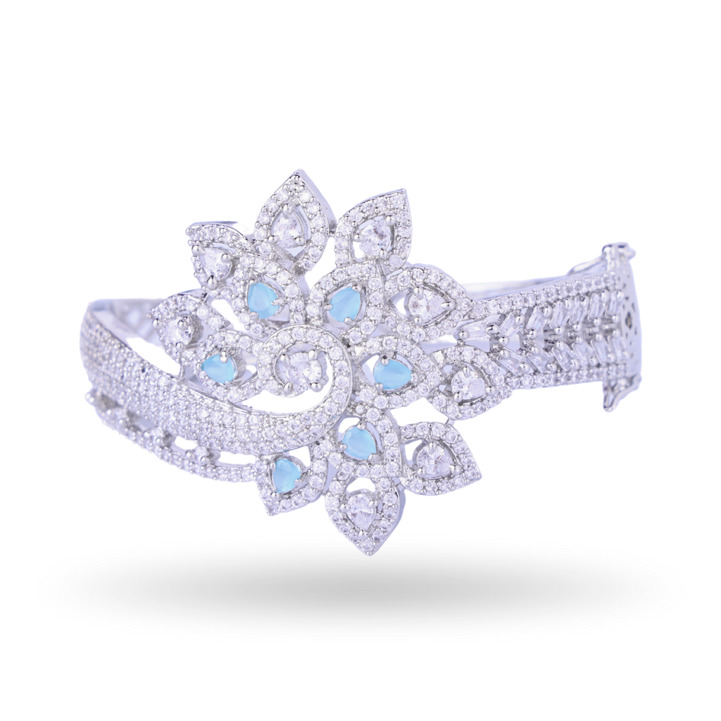 Empyrean | Aquamarine | Luxury CZ Crystal Bracelet