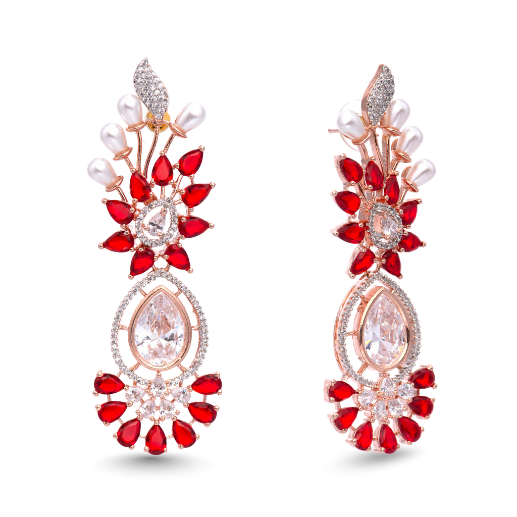 Enchantment Garnet Aurora | Luxury CZ Crystal Bracelet