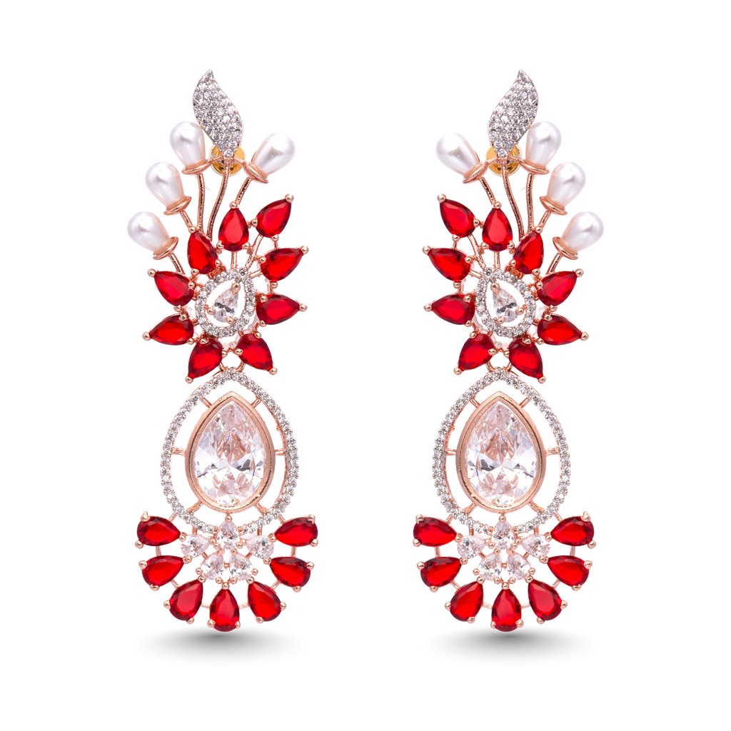 Enchantment Garnet Aurora | Luxury CZ Crystal Bracelet