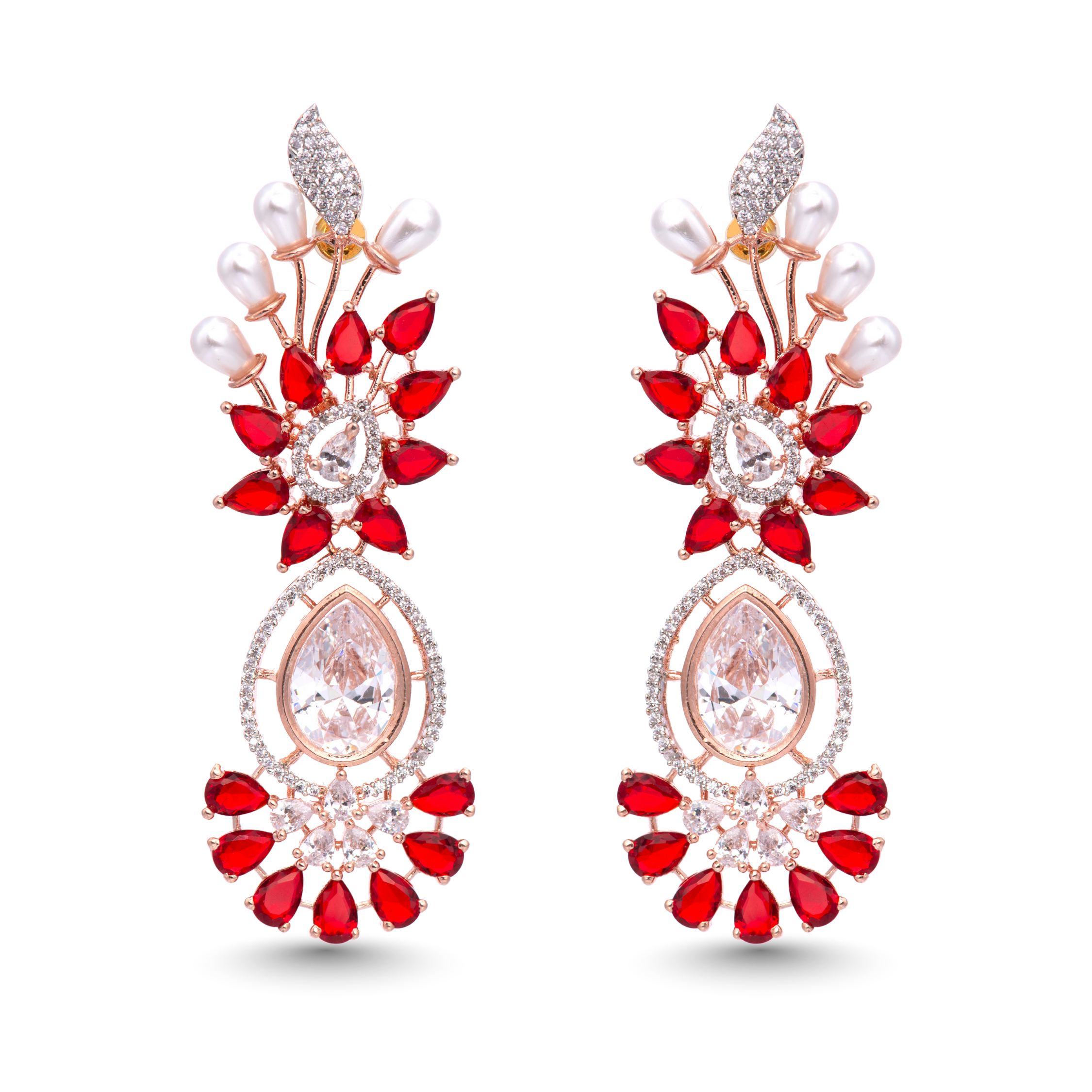 Enchantment Garnet Aurora | Luxury CZ Crystal Bracelet