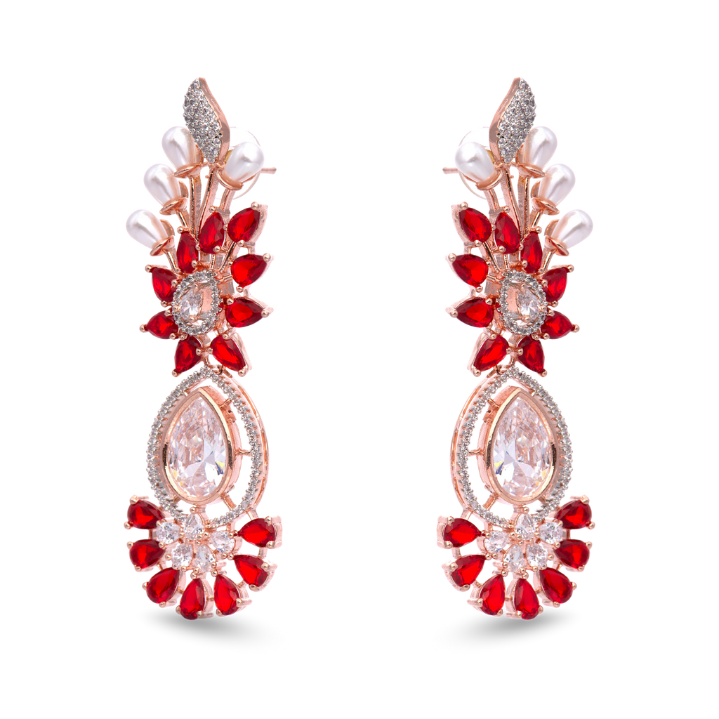 Enchantment Garnet Aurora | Luxury CZ Crystal Bracelet