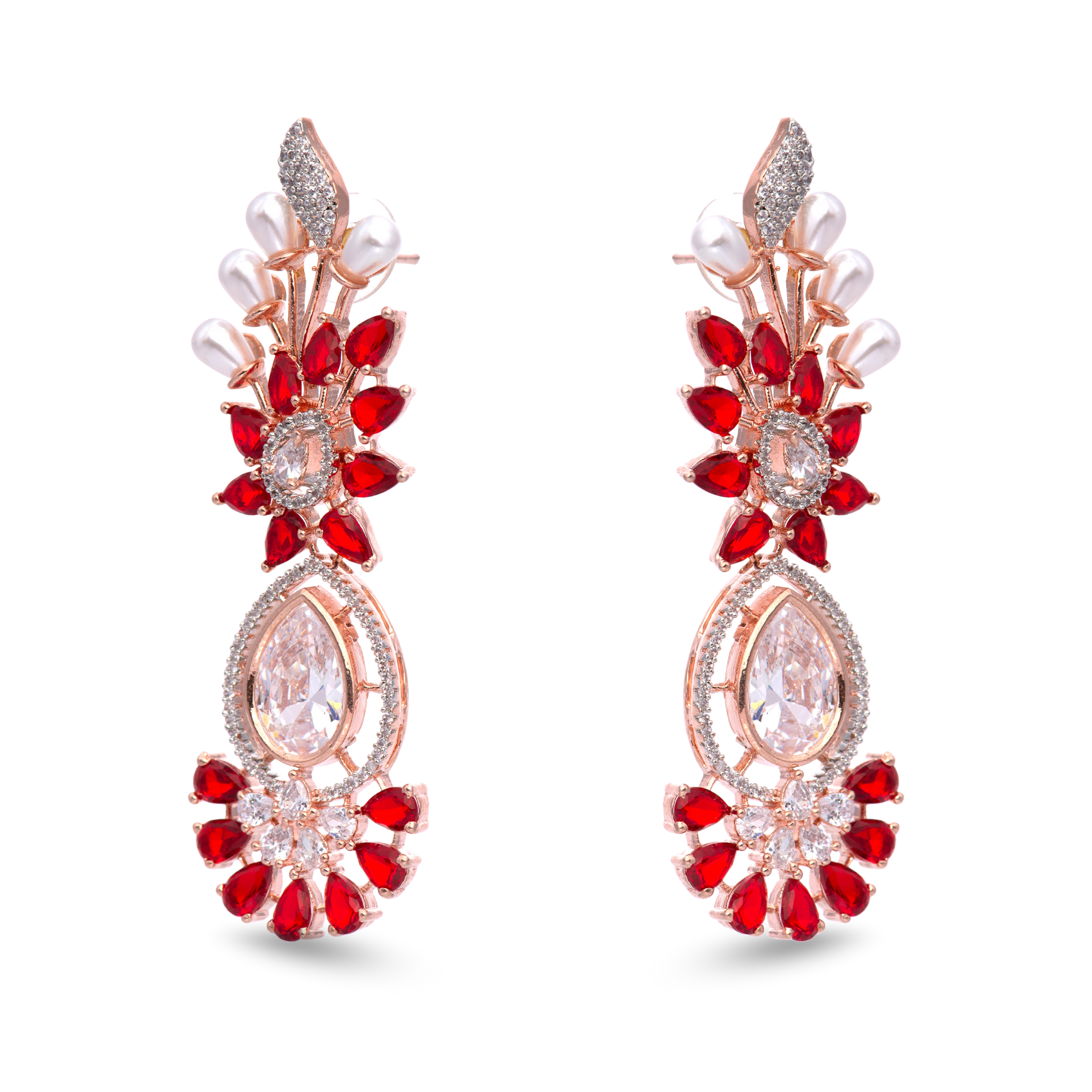 Enchantment Garnet Aurora | Luxury CZ Crystal Bracelet