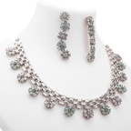 Lunar Cross | Premium CZ Crystal Necklace Set