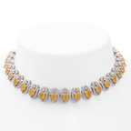 The Celestial Cascade | Premium CZ Crystal Necklace Set