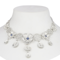 Floral Mist | Premium CZ Crystal Necklace Set