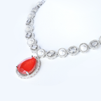 Flashy Pearl | Signature Doublet CZ Crystal Necklace Set