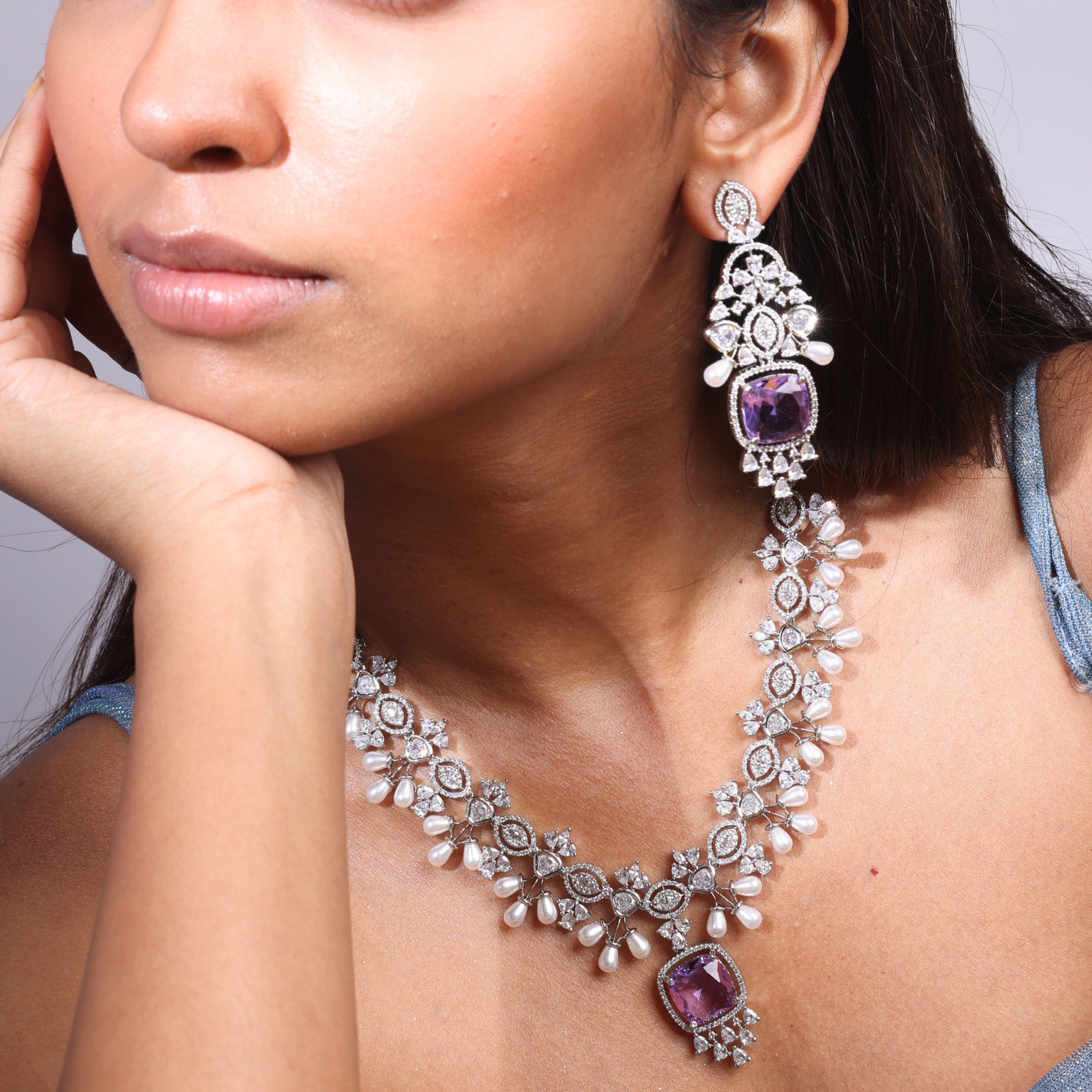 Flawless Empery | Signature Crystal Necklace Set