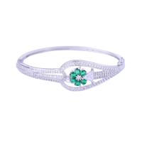 Florycuff | Emerald | Premium CZ Crystal Bracelet