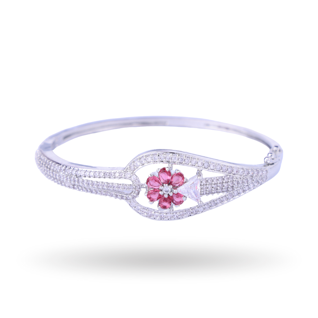Florycuff | Ruby | Premium CZ Crystal Bracelet