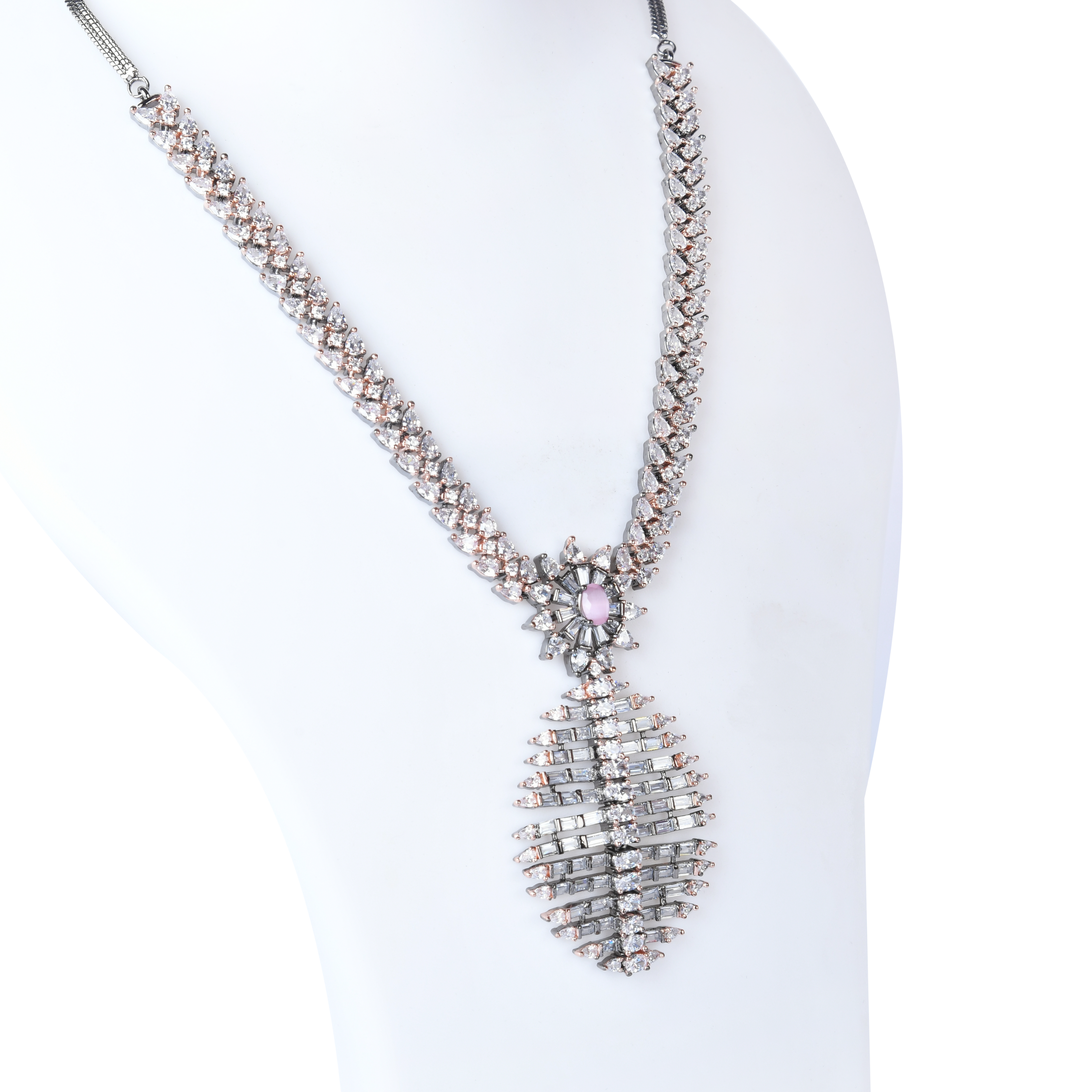 G Glow | Signature CZ Crystal Necklace Set