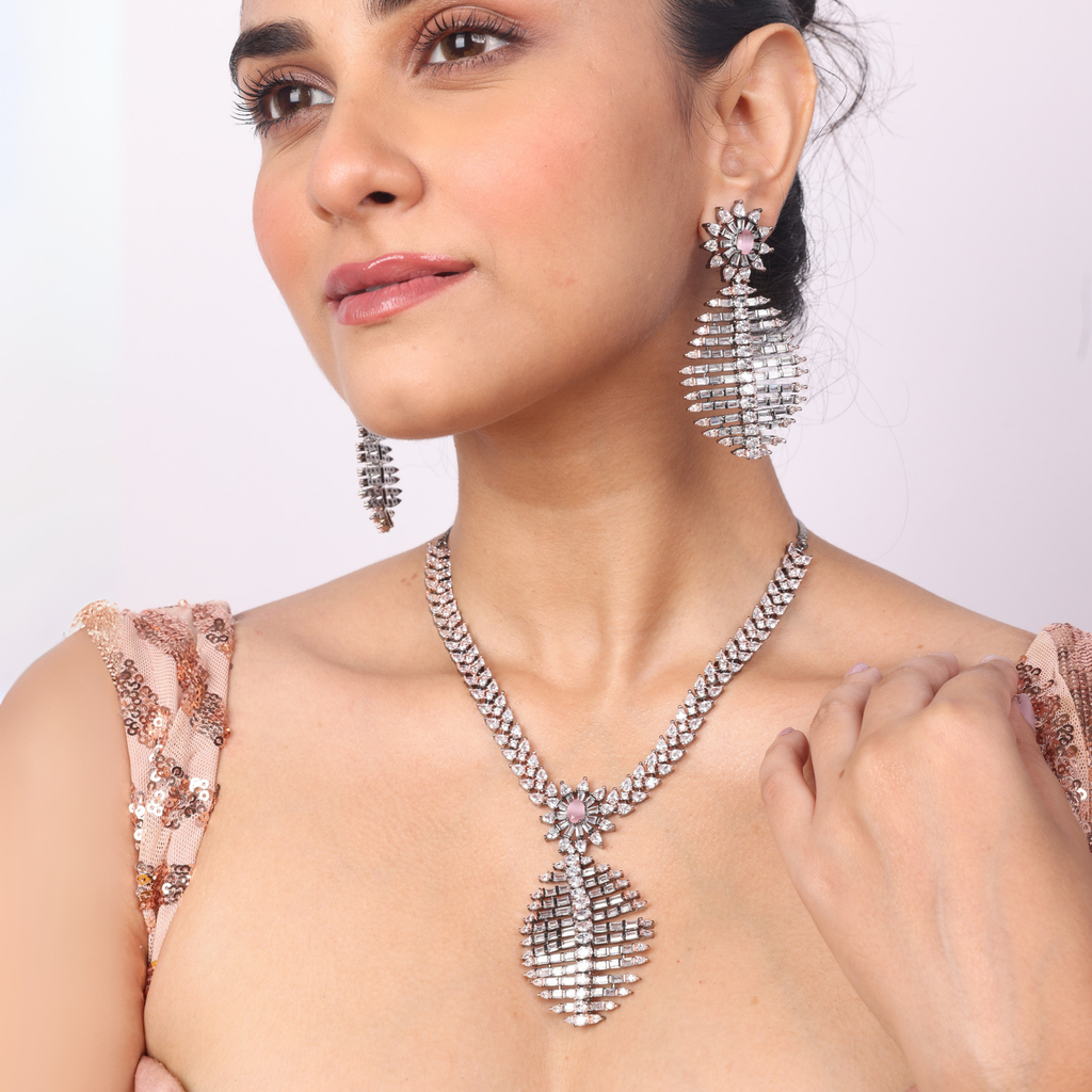 G Glow | Signature CZ Crystal Necklace Set