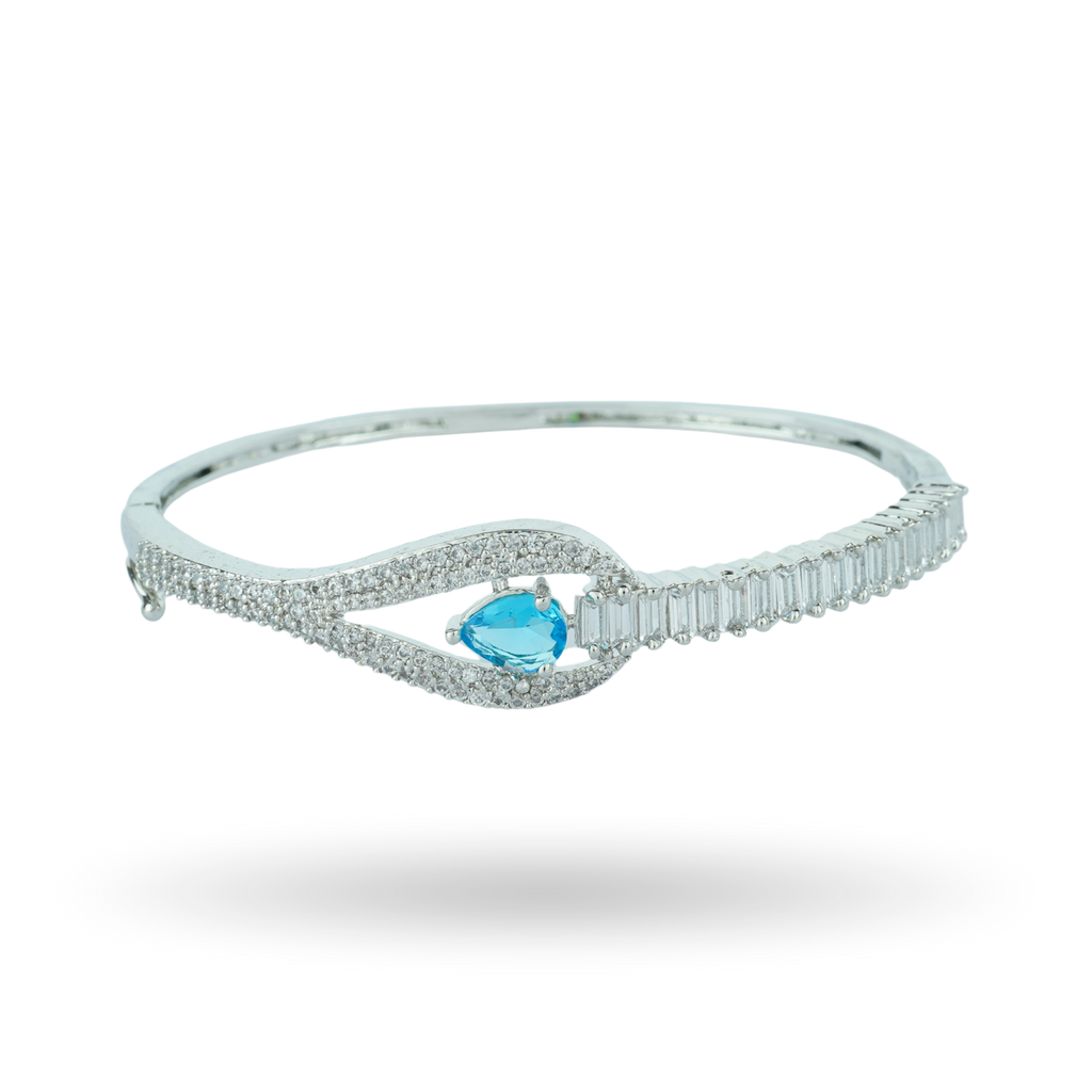 Glowburn | Aquamarine | Premium CZ Crystal Bracelet