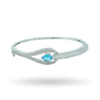 Glowburn | Aquamarine | Premium CZ Crystal Bracelet