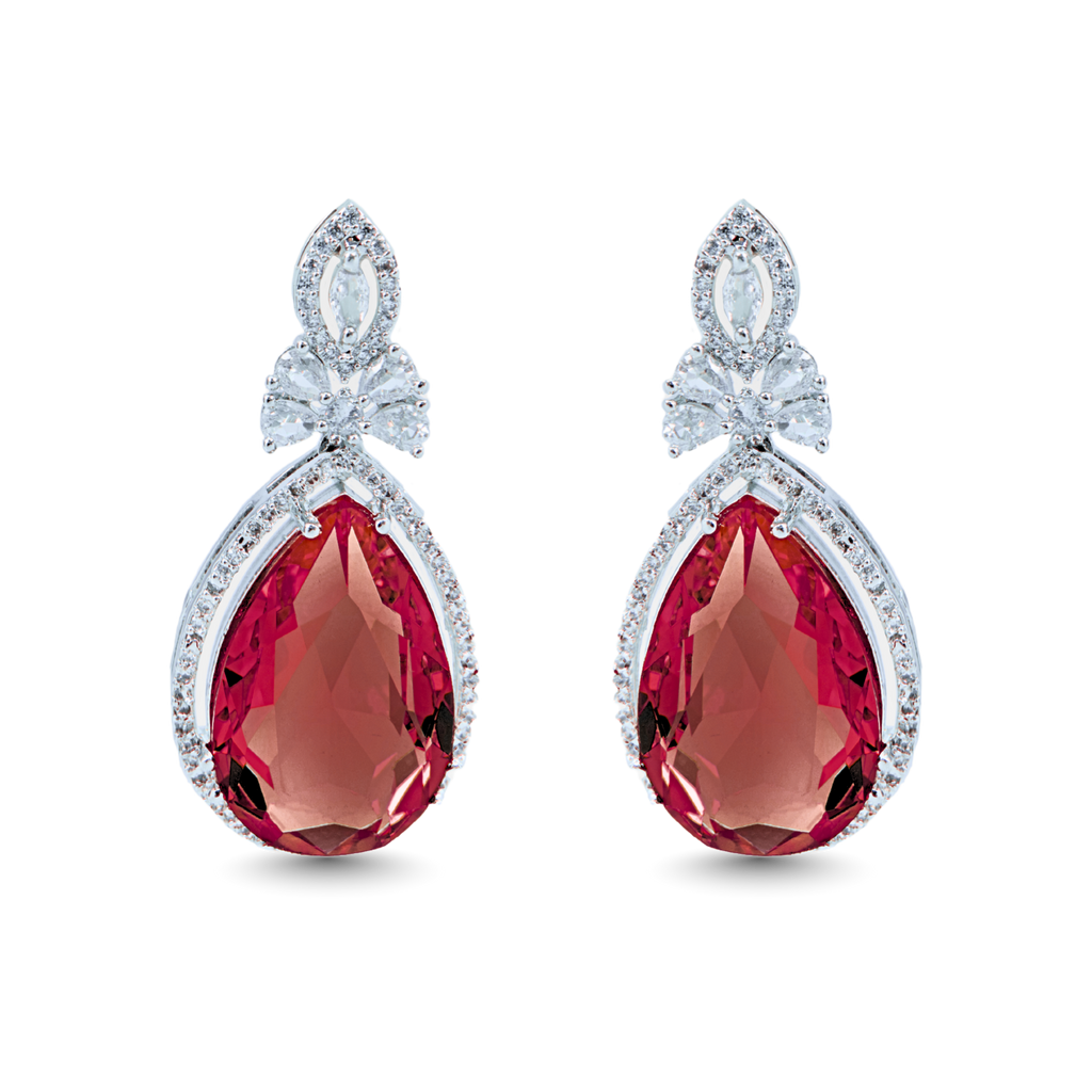 Galactic | Hydra Red | Luxury CZ Crystal Earring