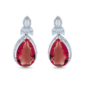 Galactic | Hydra Red | Luxury CZ Crystal Earring