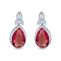 Galactic | Hydra Red | Luxury CZ Crystal Earring