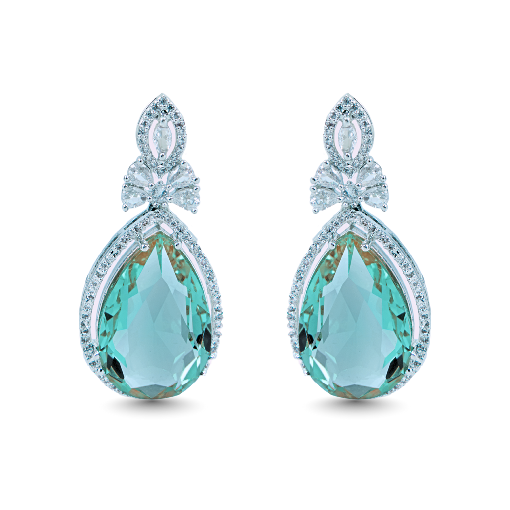 Galactic | Emerald | Luxury CZ Crystal Earring