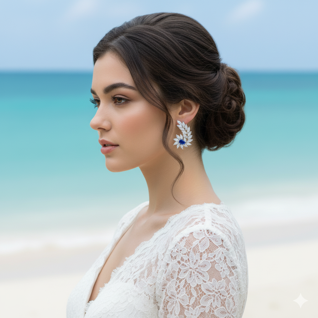 Tranquil Pop | Luxury CZ Crystal Earring