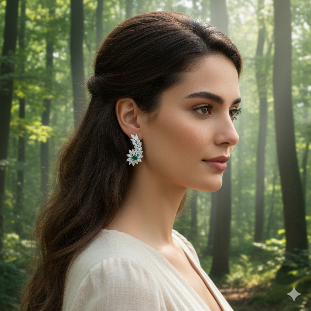 Tranquil Pop | Luxury CZ Crystal Earring